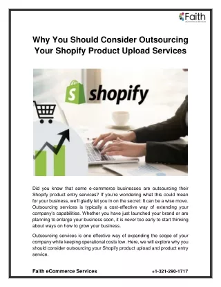 why you should consider outsourcing your shopify