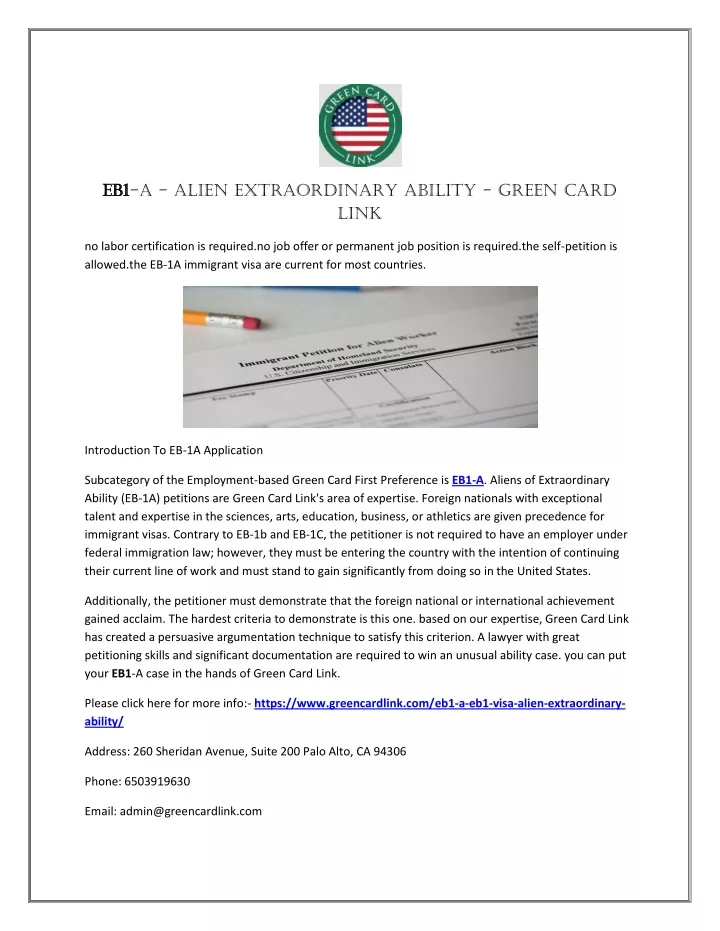 eb1 eb1 a alien extraordinary ability green card