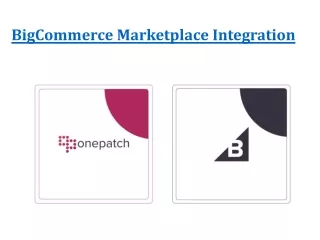 big c ommerce marketplace integration
