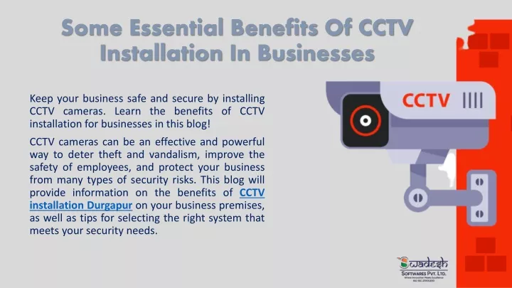 some essential benefits of cctv installation in businesses