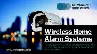 Wireless home alarm systems