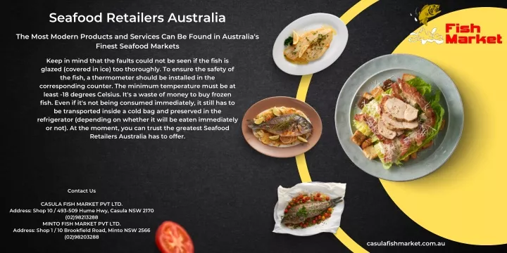 seafood retailers australia