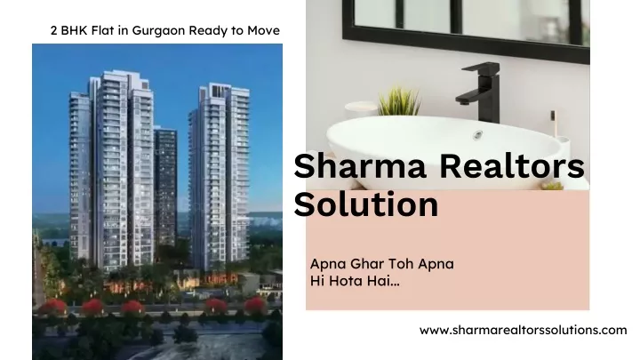 2 bhk flat in gurgaon ready to move