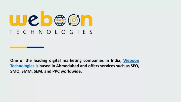 one of the leading digital marketing companies