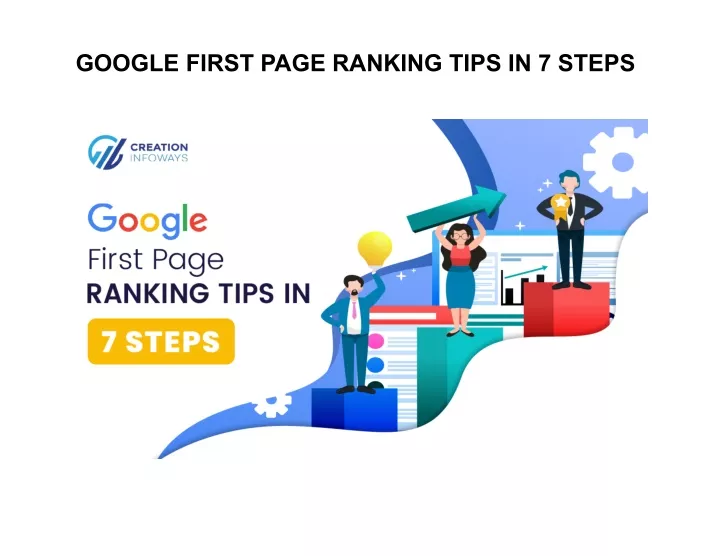 google first page ranking tips in 7 steps