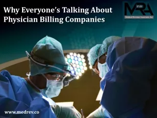 Why Everyone’s Talking About Physician Billing Companies