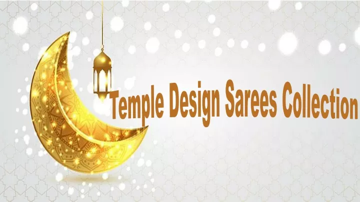 temple design sarees collection