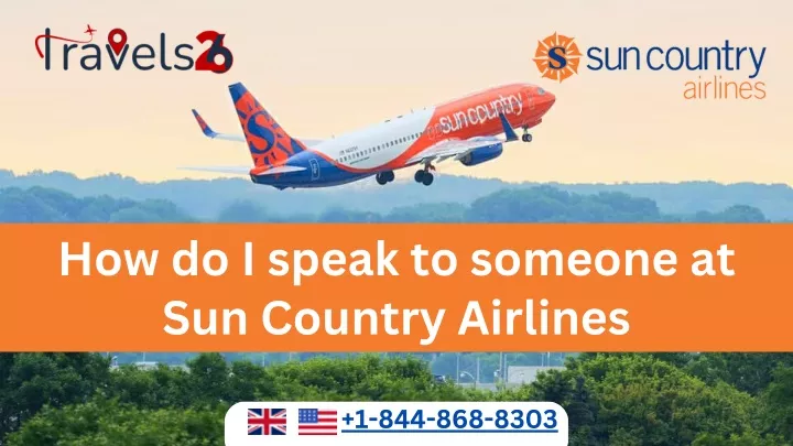 how do i speak to someone at sun country airlines