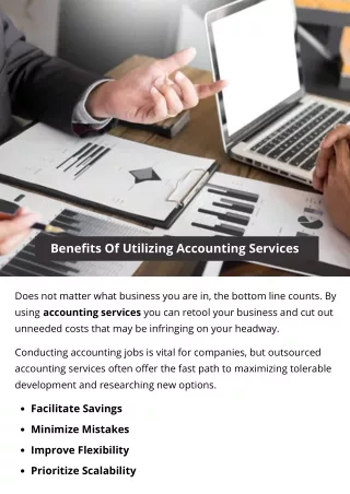 benefits of utilizing accounting services