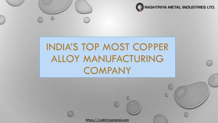 india s top most copper alloy manufacturing company