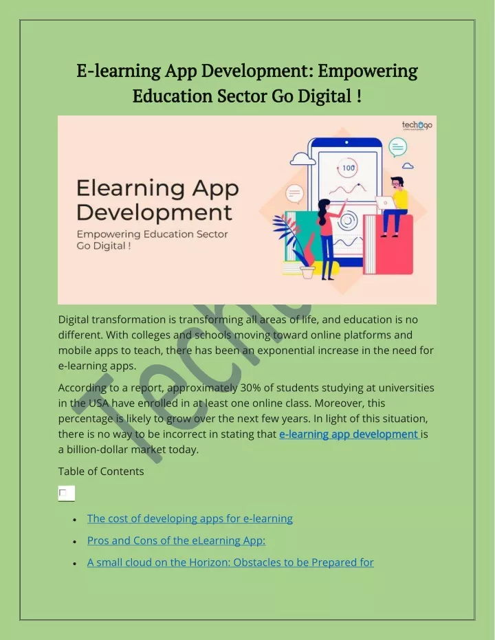 e e learning app development empowering learning