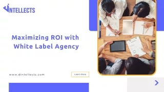 Maximising roi with white label agency