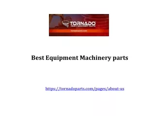 Best Equipment Machinery Parts