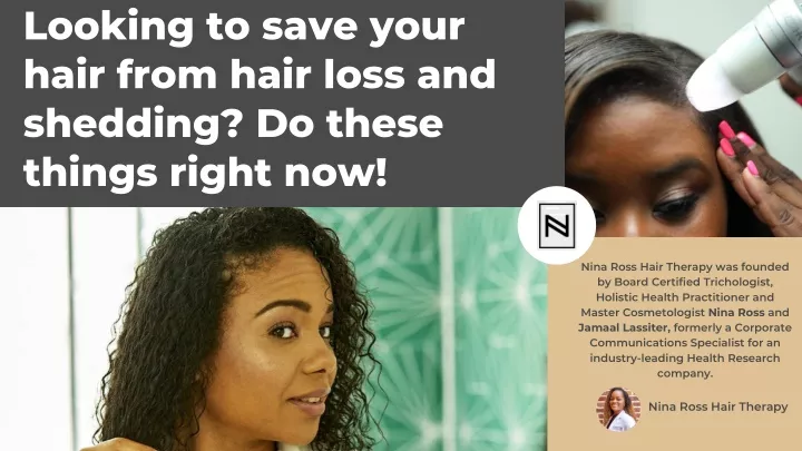 looking to save your hair from hair loss