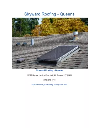 skyward roofing queens