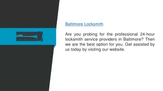 baltimore locksmith are you probing