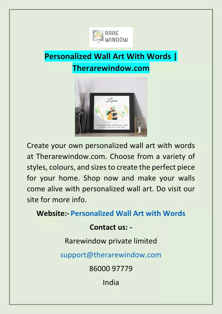 personalized wall art with words therarewindow com