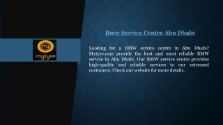 Bmw Service Centre Abu Dhabi