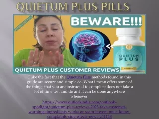 Quietum Plus Pills