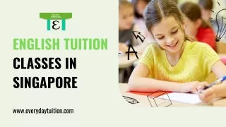 English Tuition Classes In Singapore