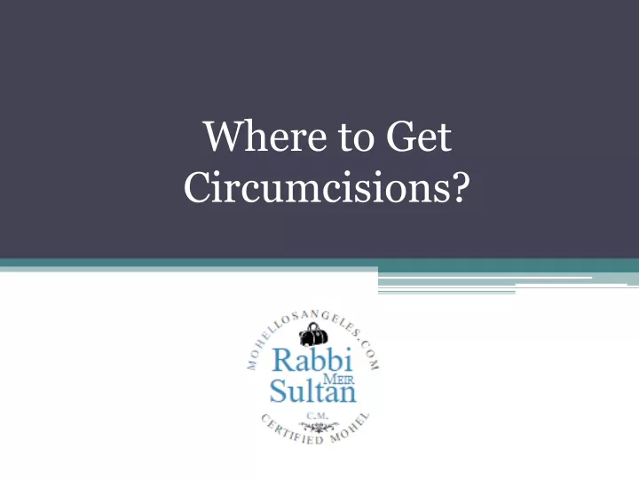 where to get circumcisions