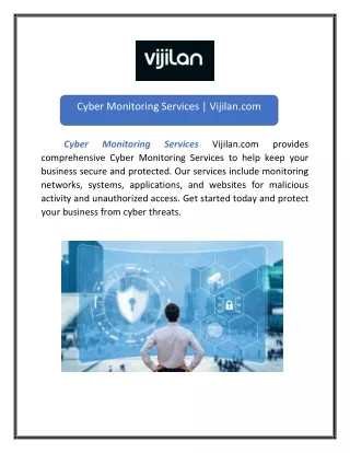 cyber monitoring services vijilan com