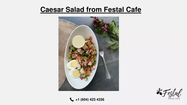 caesar salad from festal cafe