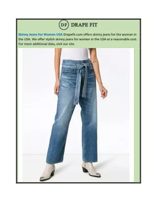 Skinny Jeans for Women Usa  Drapefit.com