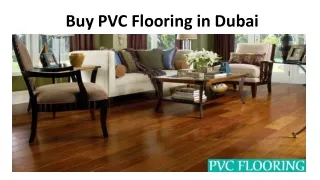 Buy PVC Flooring In Dubai