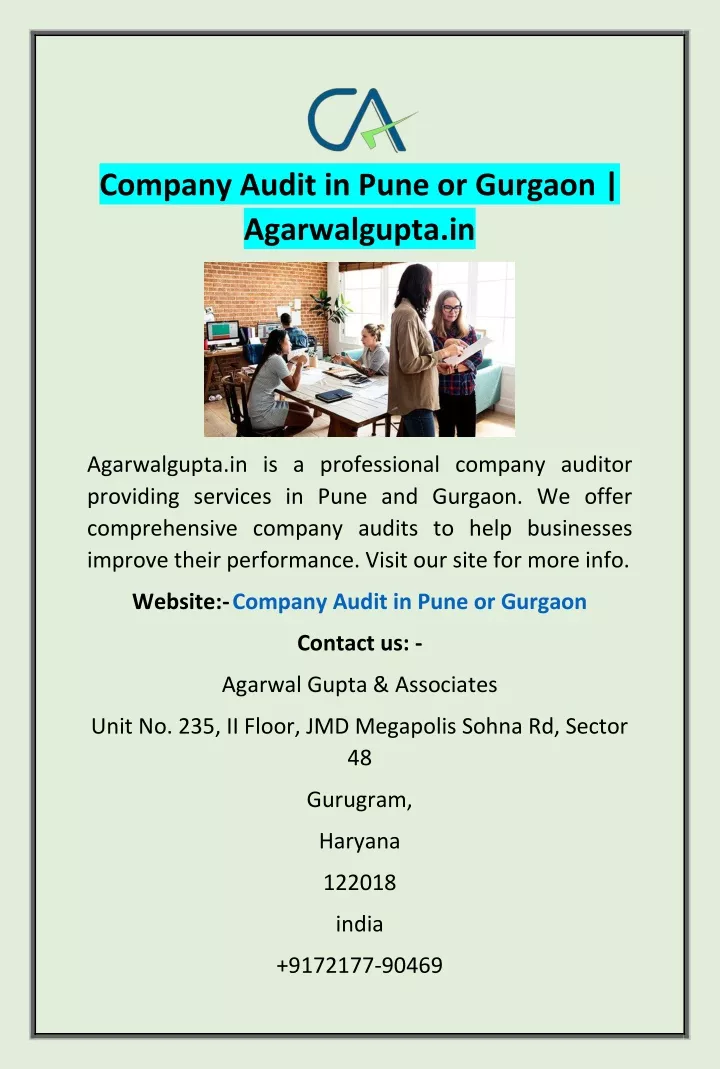 company audit in pune or gurgaon agarwalgupta in