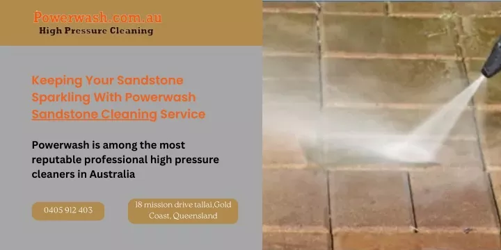 keeping your sandstone sparkling with powerwash
