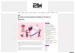Benefits of Automated Acceptance Testing In Business - slide 1