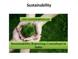 sustainability