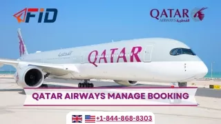 Qatar Airways Manage Booking