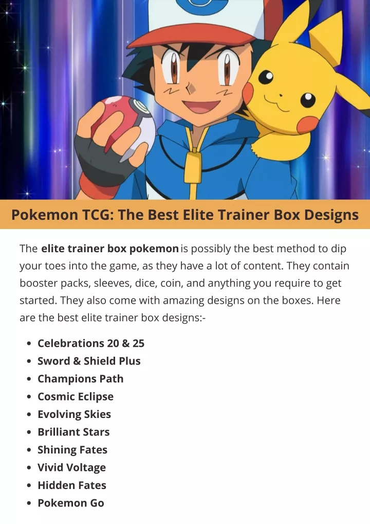 pokemon tcg the best elite trainer box designs