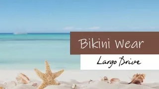 b ikini wear