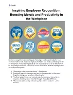 Inspiring Employee Recognition_ Boosting Morale and Productivity in the Workplace - slide 1