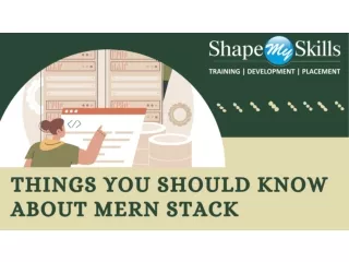 Best Certification  MERN Stack Training in Noida | Shapemyskills