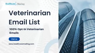 Veterinarian Email List