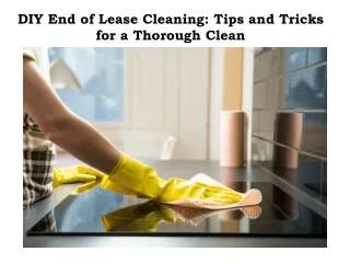 Shine End Of Lease Cleaning Melbourne - Bond Cleaning Service