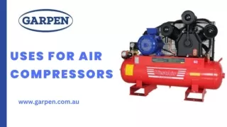 Uses for Air Compressors