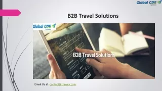B2B Travel Solutions