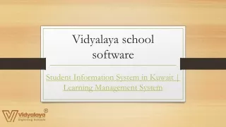 vidyalaya school software