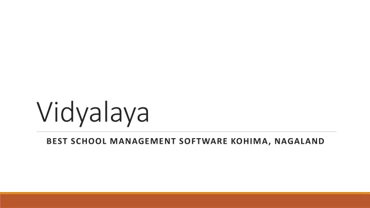 vidyalaya