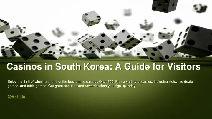 casinos in south korea a guide for visitors