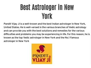 Astrology Services In New York, USA