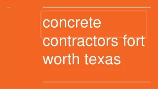 concrete services dallas