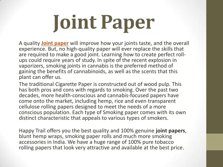 joint paper
