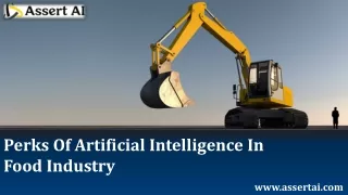 Perks Of Artificial Intelligence In Food Industry