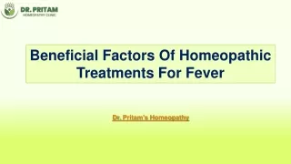 Beneficial Factors Of Homeopathic Treatments For Fever